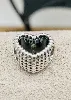 pandora charm cœur ouvert perlé argent 925 millième (22 ct) 3gg