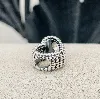 pandora charm cœur ouvert perlé argent 925 millième (22 ct) 3gg