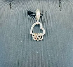 pandora charm pendant cœur rempli de cœurs argent 925 millième (22 ct) 2,76g