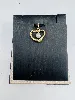 pendentif coeur or perle or 750 millième (18 ct) 1,38g