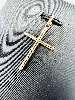 pendentif or croix lisse or 750 millième (18 ct) 1,85g