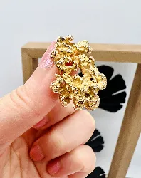 pendentif or pépite or 750 millième (18 ct) 11,89g