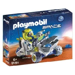 playmobil 9491 - spationaute avec véhicule d'exploration