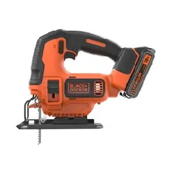 scie sauteuse black & decker bdcjs18e1 - qw 18v + batterie lithium