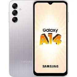smartphone samsung galaxy a14 4g 64 go argent