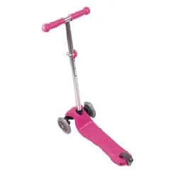 trottinette à 3 roues globber primo lights rose