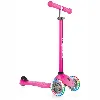 trottinette à 3 roues globber primo lights rose