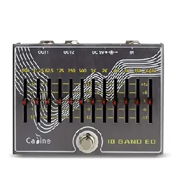 caline cp - 81 : eq 10 bandes equalizer - pédale d'effets pour guitare électrique