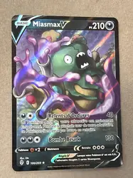 carte pokemon miasmax v - 100/203 - epee et bouclier - evolution céleste