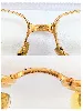 cartier monture de lunettes panthère gm vintage en métal doré