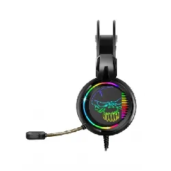 casque spirit of gamer elite h10 - son 7.1 virtuel pour pc - rétro-éclairage rgb rainbow - câble usb 2m