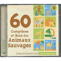 cd 60 comptines et sons des animaux sauvages