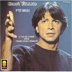 cd hervé vilard - p'tit brun (1986)