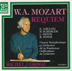 cd mozart - elly ameling, barbara scherler, louis devos, roger soyer, orchestra and choir of the gulbenkian foundation, lisbon, mi