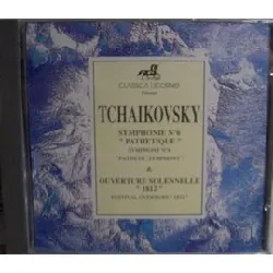 cd pyotr ilyich tchaikovsky - symphonie n°6 «pathétique» - ouverture solennelle «1812» (1994)