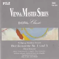 cd wolfgang amadeus mozart - horn concertos no. 1 and 3, oboe concerto (1988)