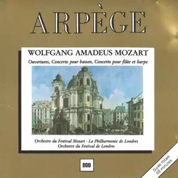 cd wolfgang amadeus mozart - ouvertures / concerto pour basson / concerto pour flûte et harpe (1990)