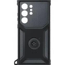 coque de protection pour téléphone portable - samsung ef - rs918 - robuste - noir - pour galaxy s23 ultra