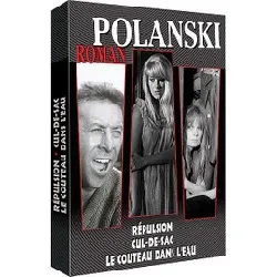 dvd 3 films de roman polanski : répulsion + cul - de - sac + le couteau dans l'eau - pack