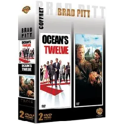 dvd coffret brad pitt - ocean's twelve + troie