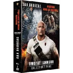 dvd coffret dwayne johnson : rampage - hors de contrôle + san andreas -