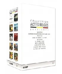dvd collection actes belges 2010 - 2013