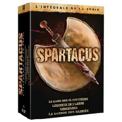 dvd spartacus - l'intégrale de la série : le sang des gladiateurs + les dieux de l'arène + vengeance + la guerre des damnés
