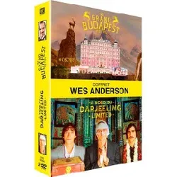 dvd wes anderson : the grand budapest hotel + a bord du darjeeling limited - pack