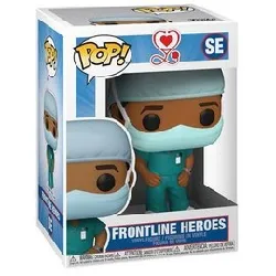 figurine funko! pop - frontline heroes - n° se - personnel médical 3