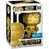 figurine funko! pop - star wars exclusivité walmart n°93 - luke skywalker - métallique or (43016)