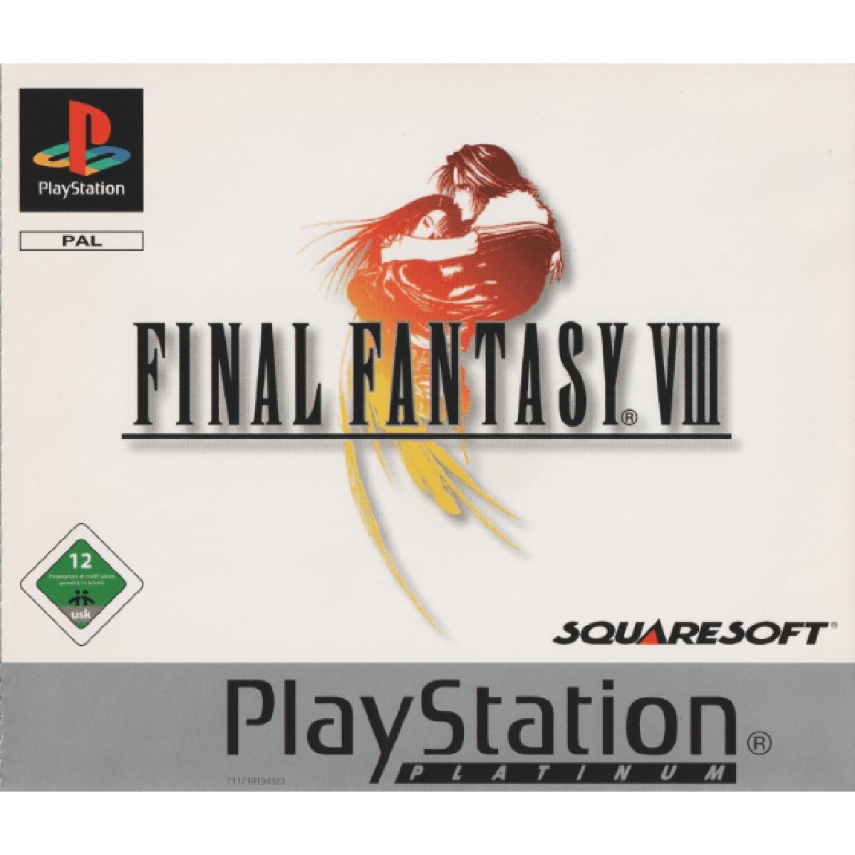 Jeu PS1 Final Fantasy VIII Platinum 