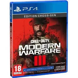 jeu ps4 call of duty - modern warfare 3 - édition cross-gen