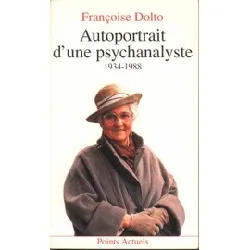 livre autoportrait d'une psychanalyste - 1934 - 1988