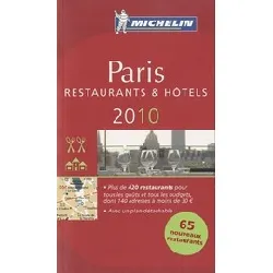 livre guide michelin paris 2010