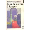livre jour de silence à tanger