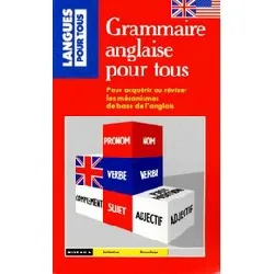 livre la grammaire anglaise pour tous - 4ème édition