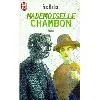 livre mademoiselle chambon