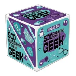 livre roll'cube - geek - 500 questions et défis geek