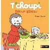 livre t'choupi fait un gâteau