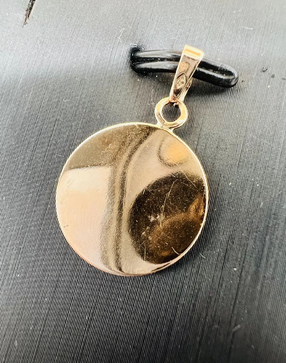 Pendentif Amoureux De Peynet En Or 18 Carats - Occasion, Bel état
