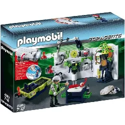 playmobil top agents 4880 - laboratoire du robogang