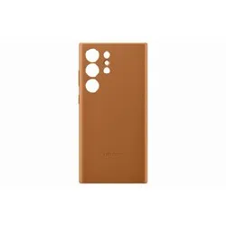 samsung ef - vs918 - coque de protection pour téléphone portable - cuir véritable - fauve - pour galaxy s23 ultra