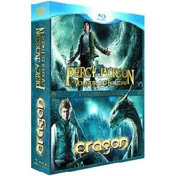 blu-ray percy jackson : le voleur de foudre + eragon - pack - blu - ray