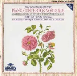 cd wolfgang amadeus mozart - piano concertos nos. 25 & 26 (1988)