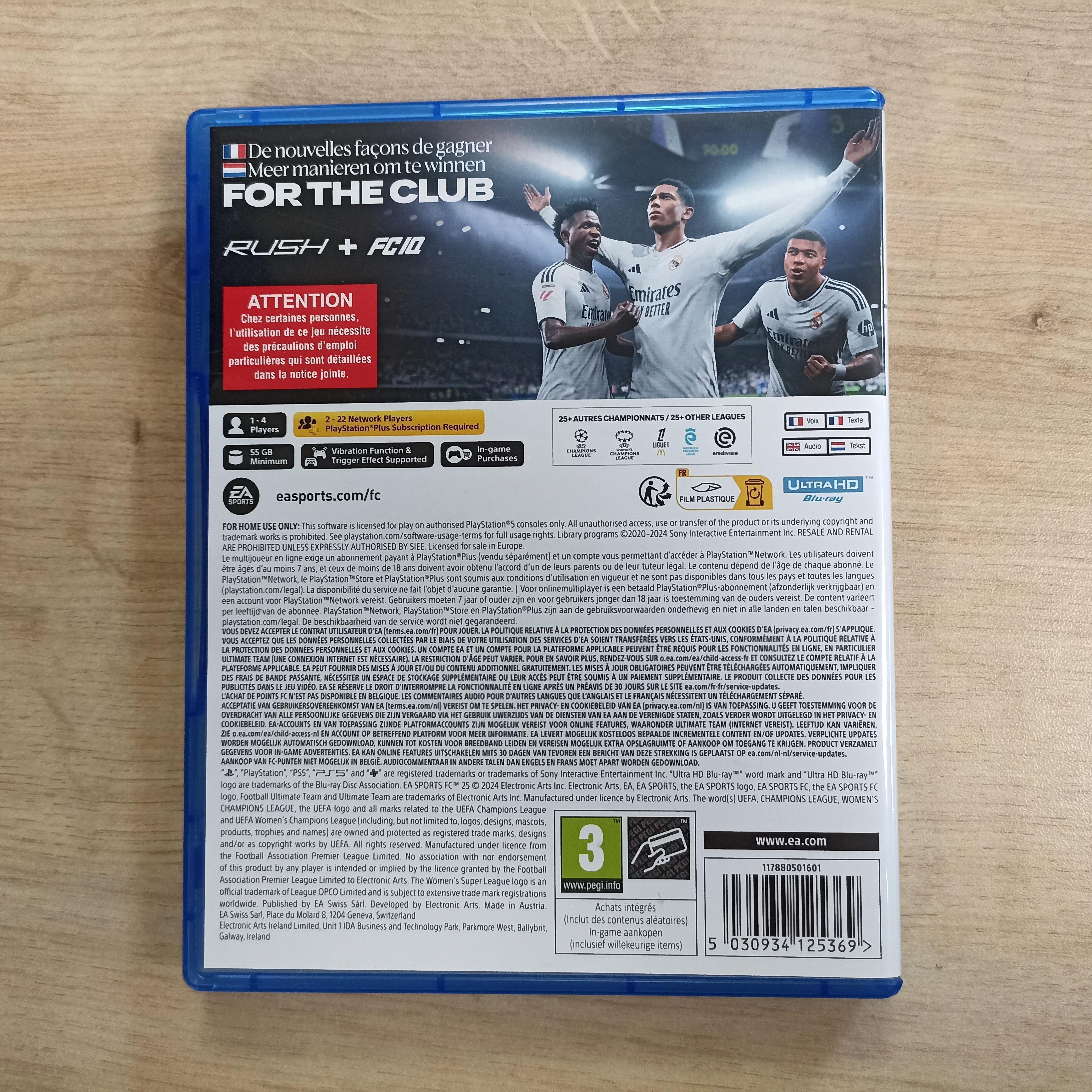 Jeu PS5 EA SPORTS FC 25