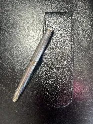 stylo plume montblanc meisterstuck bicolore en argent 925 avec initiales e.m.v gravées