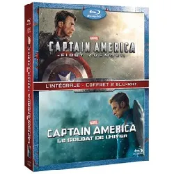 blu-ray captain america : the first avenger + le soldat de l'hiver - blu - ray