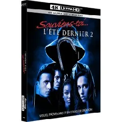 blu-ray souviens - toi… l'été dernier 2 blu - ray 4k ultra hd