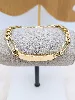 bracelet gourmette identité homme maille figaro or 750 millième (18 ct) 42,86g