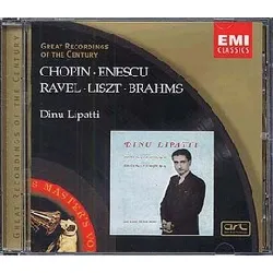 cd dinu lipatti - chopin, brahms, ravel, liszt, enesco (1989)